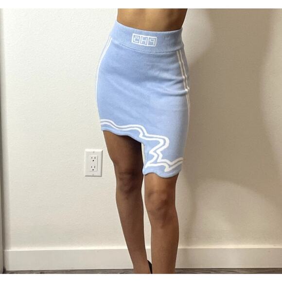 Blue Mini Skirt - Picture 1 of 2